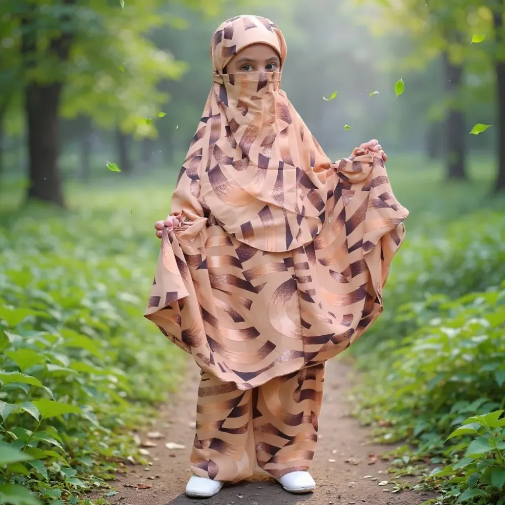 Kids Cherry Khimar Set – KCKS122