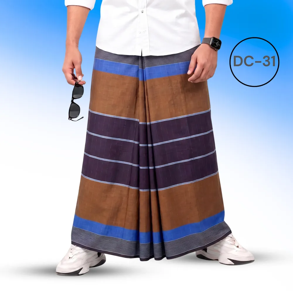 Soft Cotton Check Lungi – DC-31