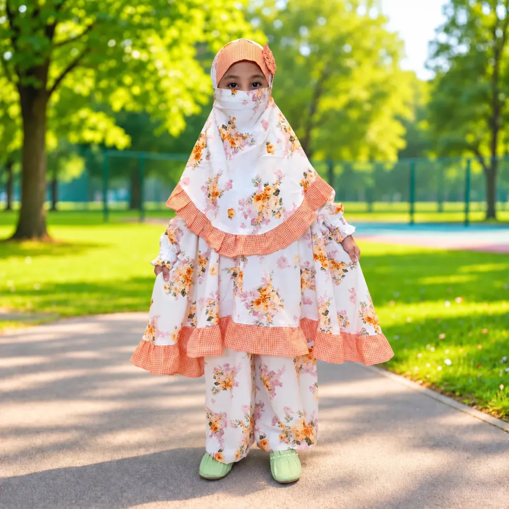 Kids Cherry Khimar Set – KCKS130