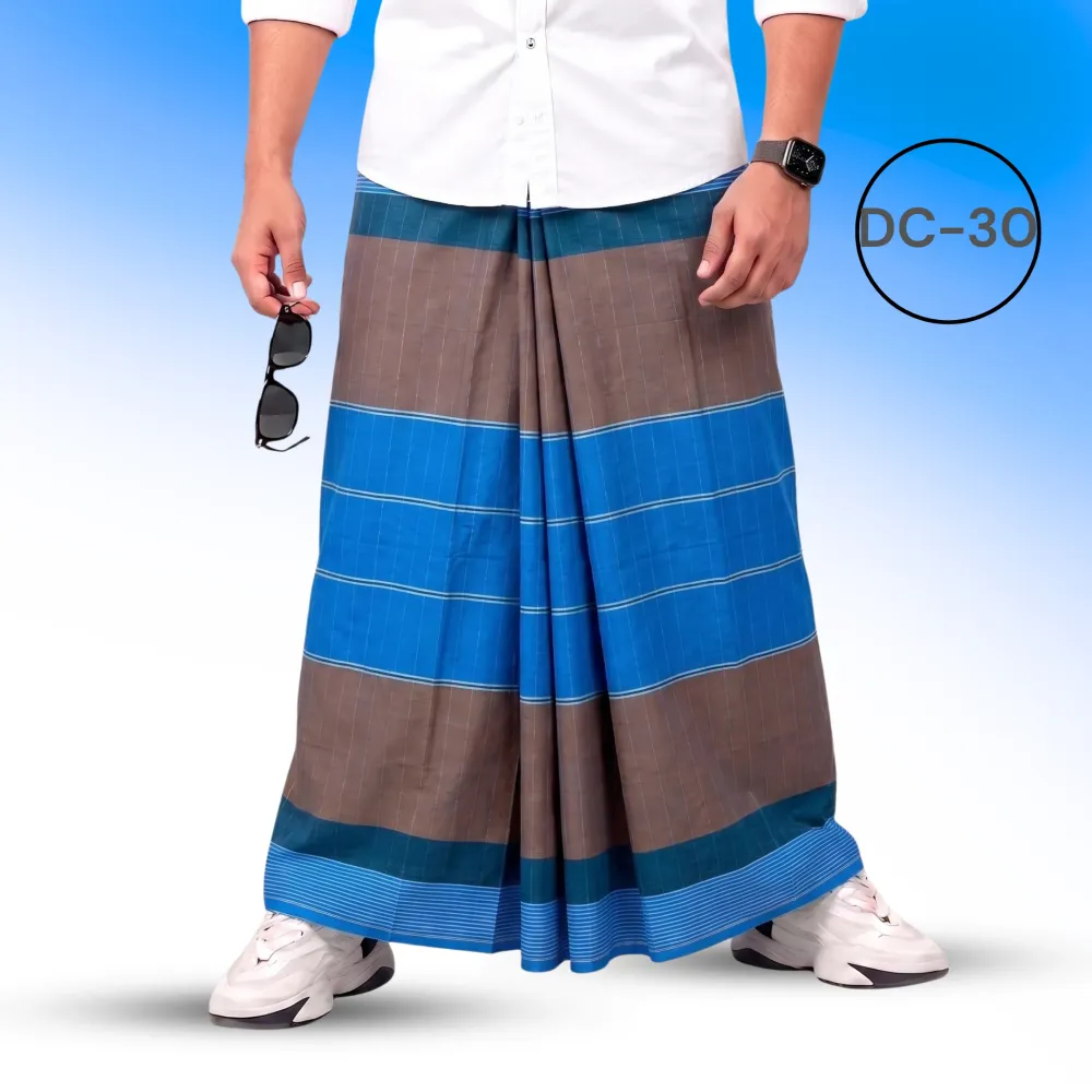 Soft Cotton Check Lungi – DC-30