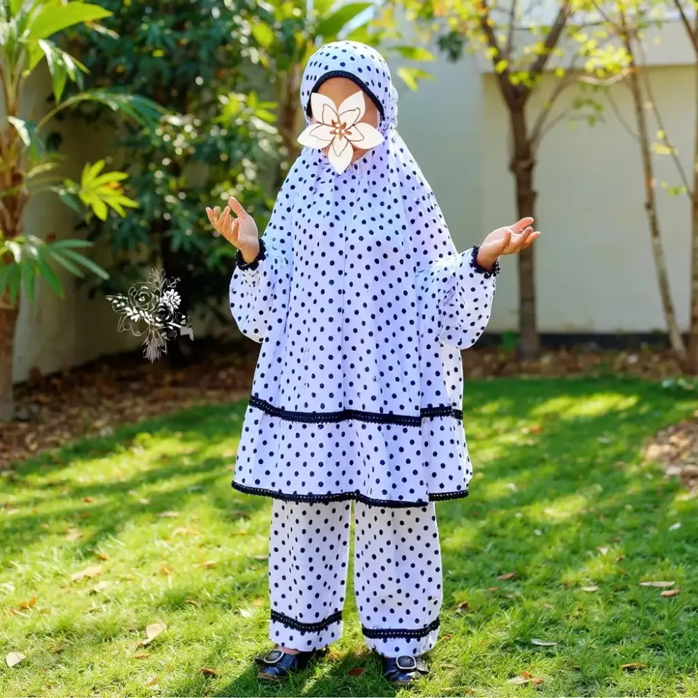 Kids Cotton Khimar Set – KCK107