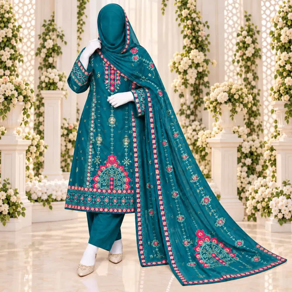 VIP Georgette Party Three Piece (Unstitched) – VGP105