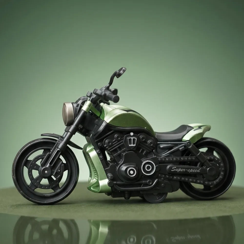 Super Harley Toy Motorcycle – Green