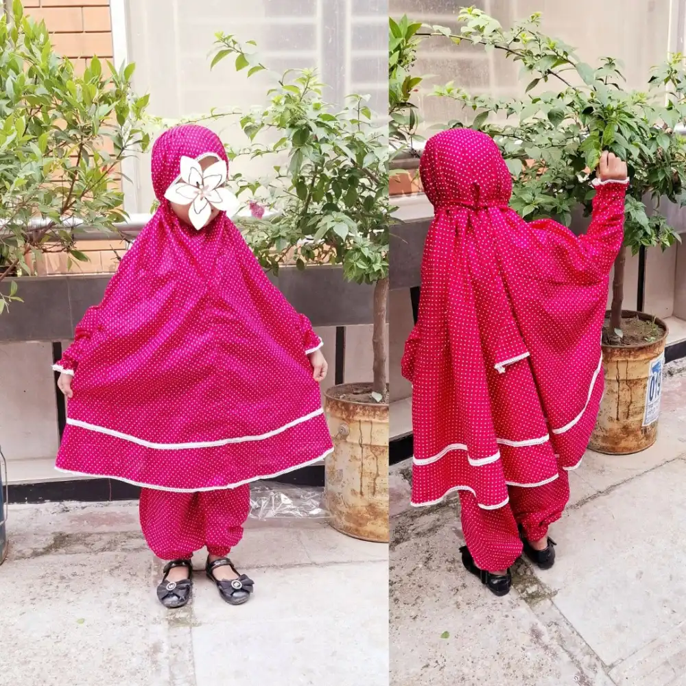 Kids Cotton Khimar Set – KCK104