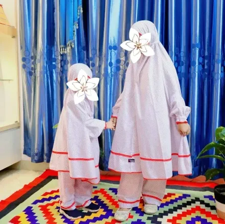 Kids Cotton Khimar Set – KCK131