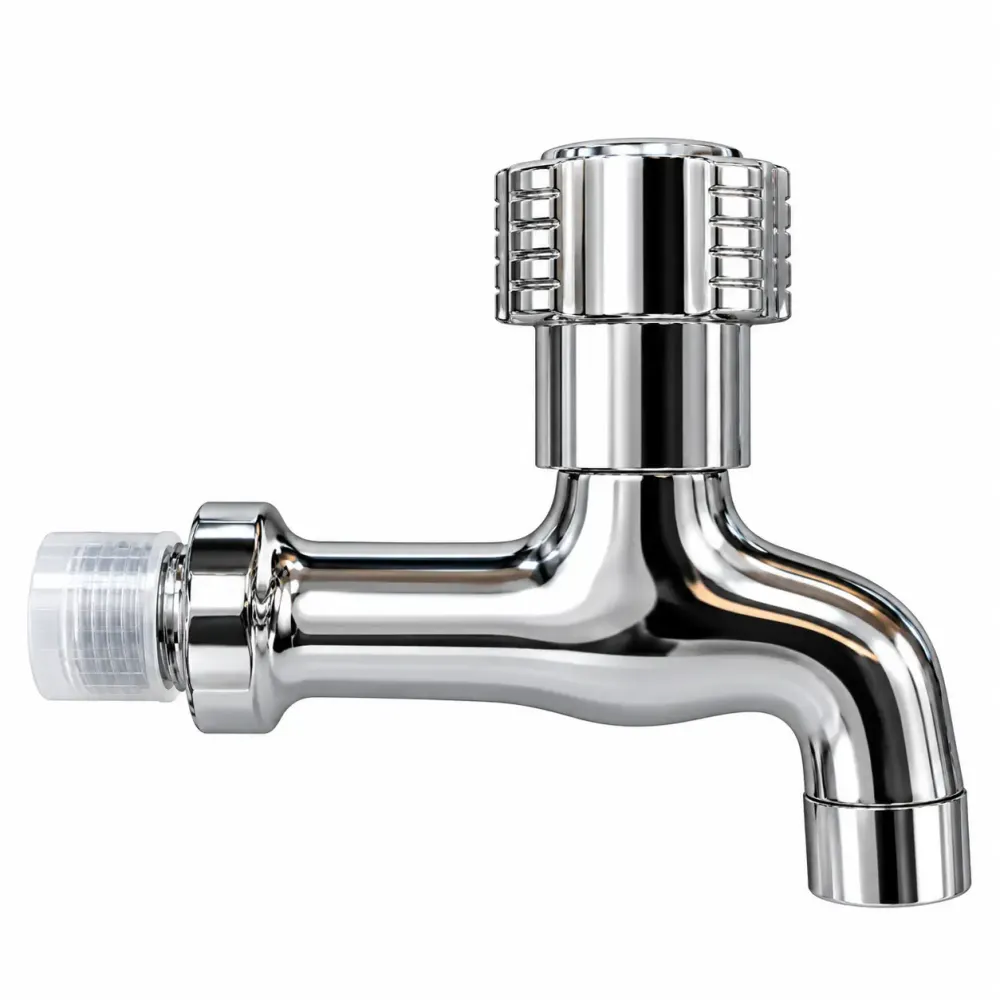 Chrome Knob Bib Cock – SBC103
