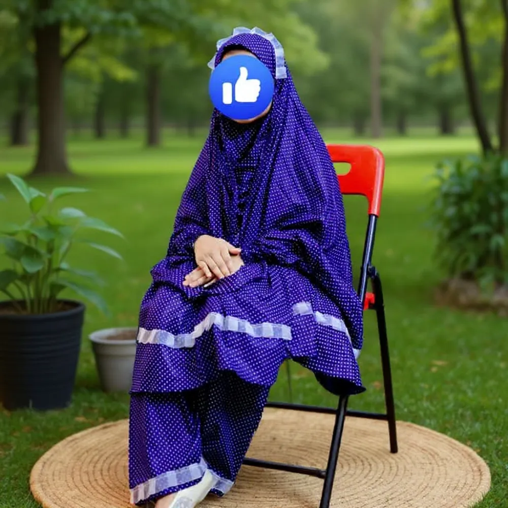 Kids Cotton Khimar Set – KCK100