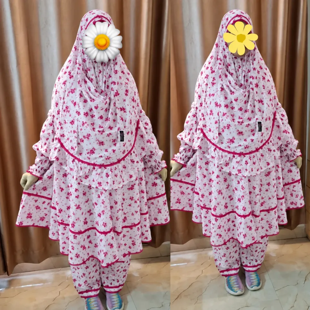 Kids Cotton Khimar Set – KCK129