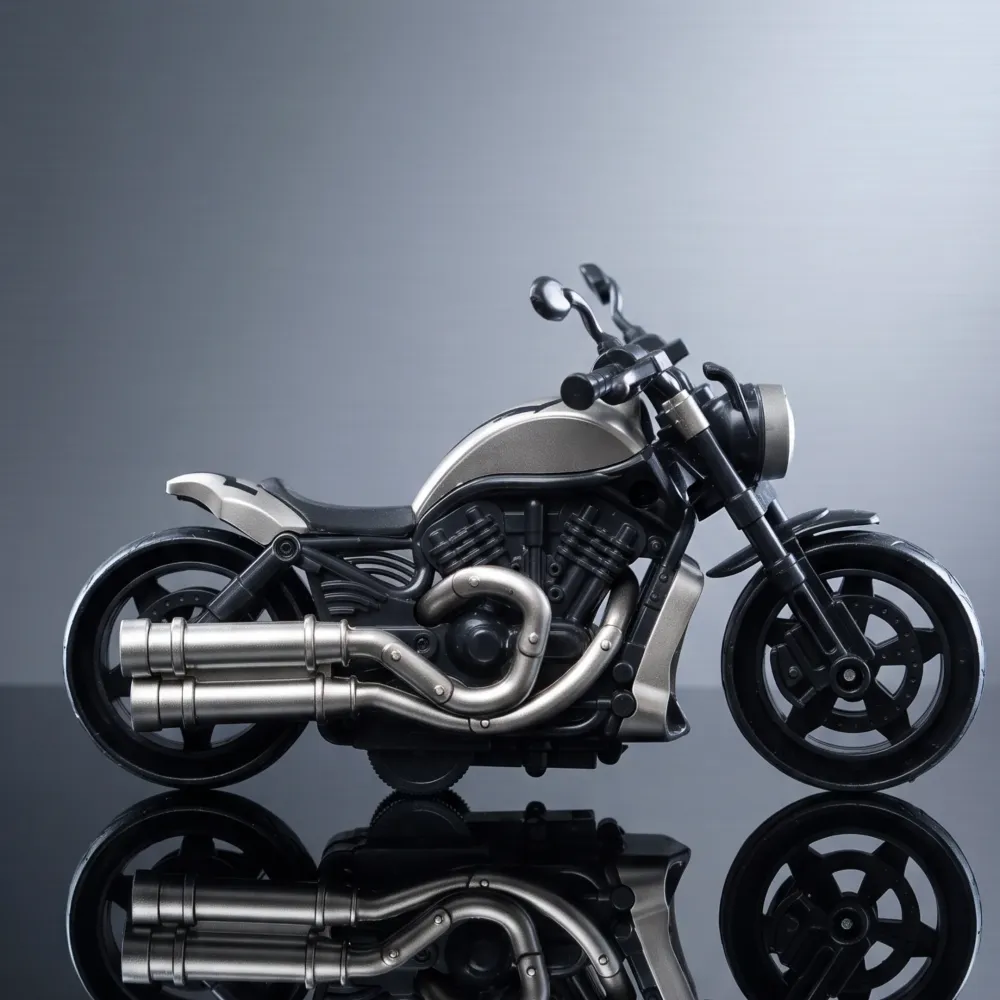 Super Harley Toy Motorcycle – Silver
