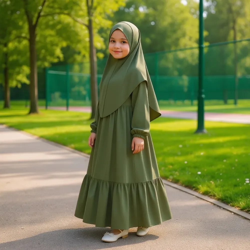 Kids Abaya Borka – KCA106