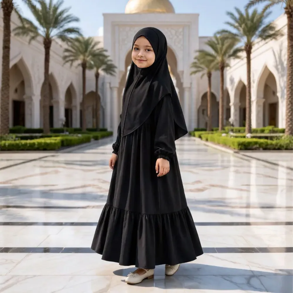 Kids Abaya Borka – KCA109