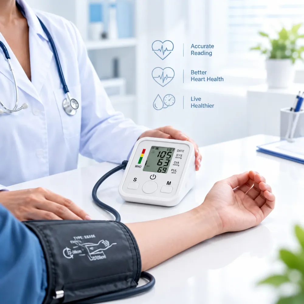 Digital Blood Pressure Monitor with Backlit LCD – TAK169