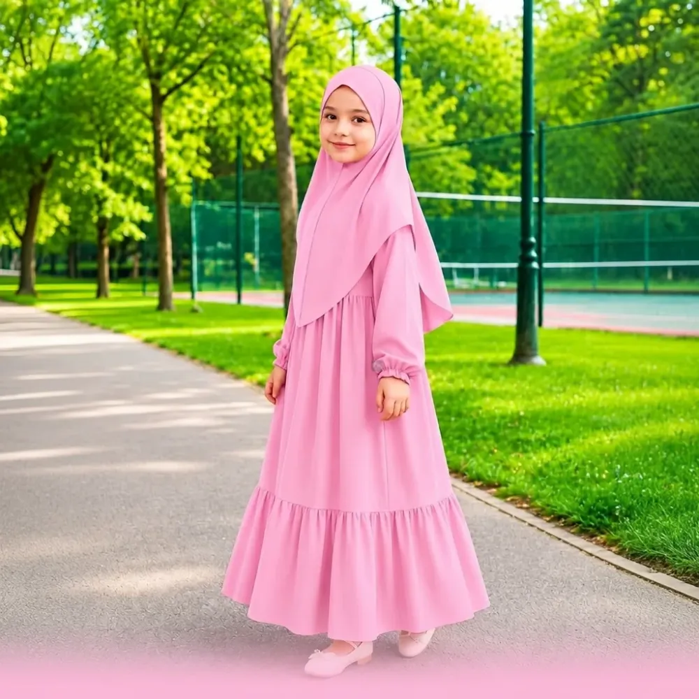Kids Abaya Borka – KCA105